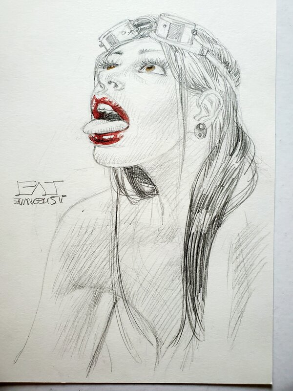 Patrizio Evangelisti, illustration originale - Illustration originale