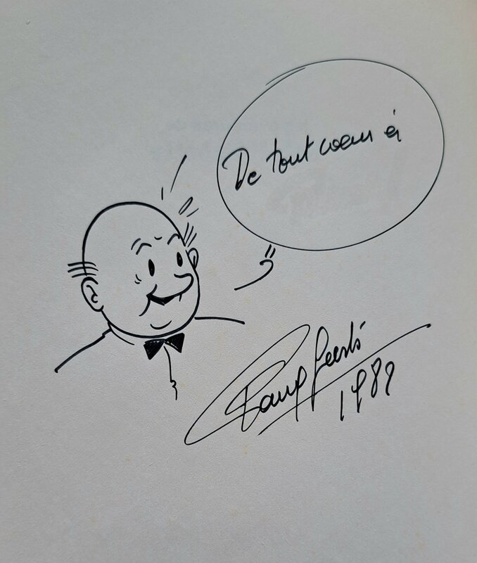 M. Lambique par Paul Geerts, Willy Vandersteen - Dédicace