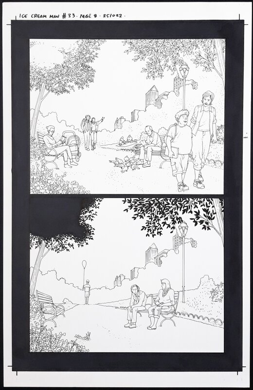 Martin Morazzo, W. Maxwell Prince, Ice Cream Man: The kind of story I want to write - Comic Strip