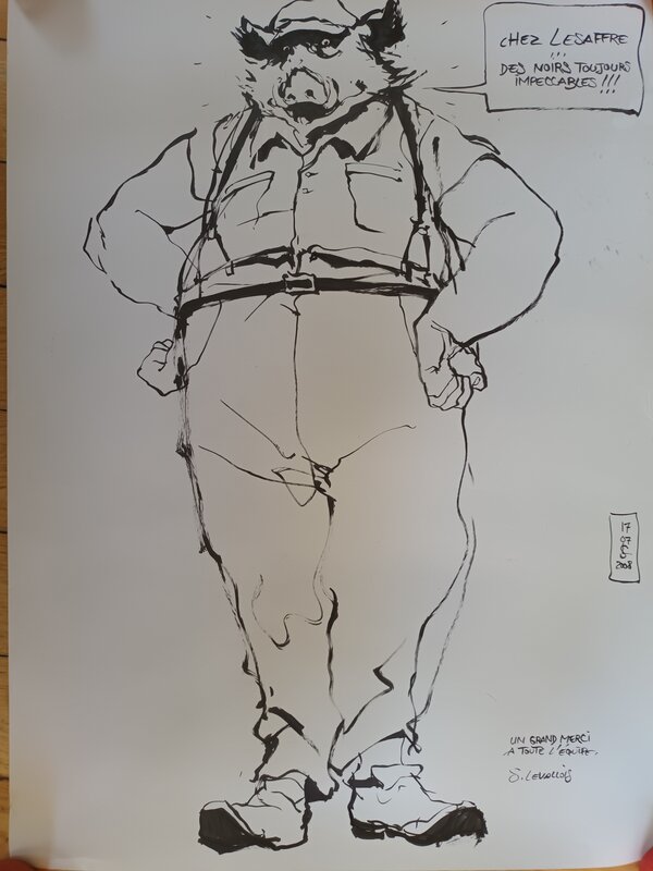 En vente - Levallois - Illustration originale