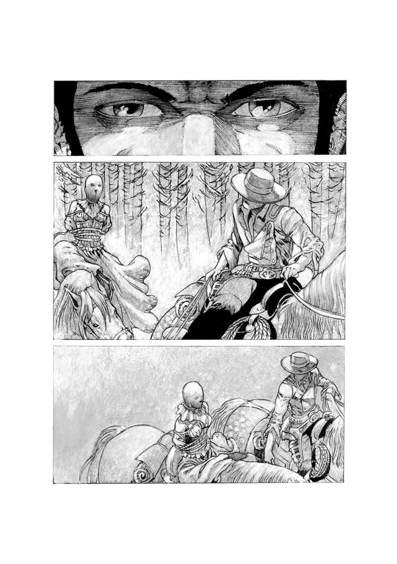 En vente - Philippe Bringel, Blackfoot - Planche 7 - Planche originale