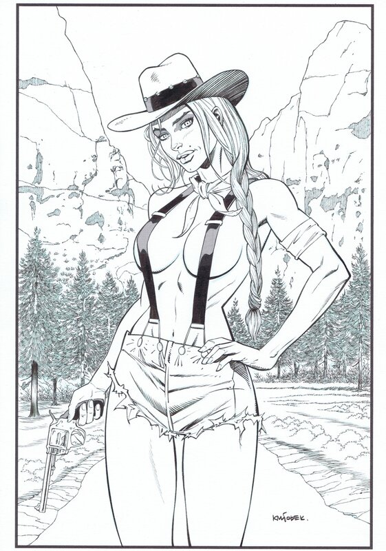 Cowgirl by Adam Kmiołek - Comic Strip