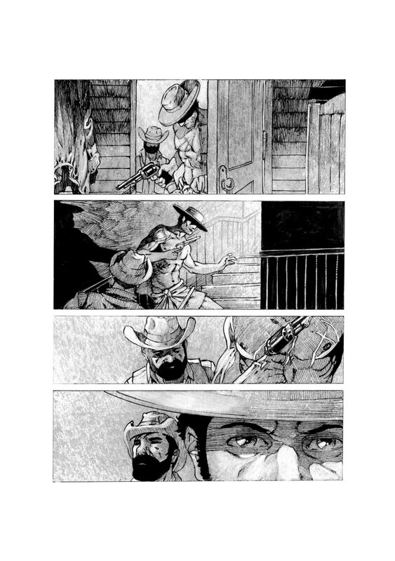 For sale - Philippe Bringel, Blackfoot - Planche 25 - Comic Strip