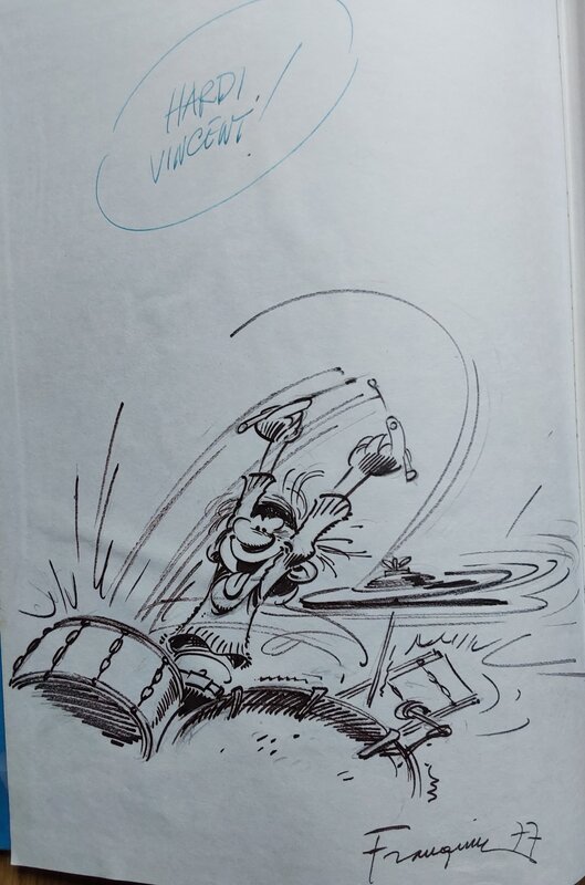 Gaston Lagaffe by André Franquin - Sketch