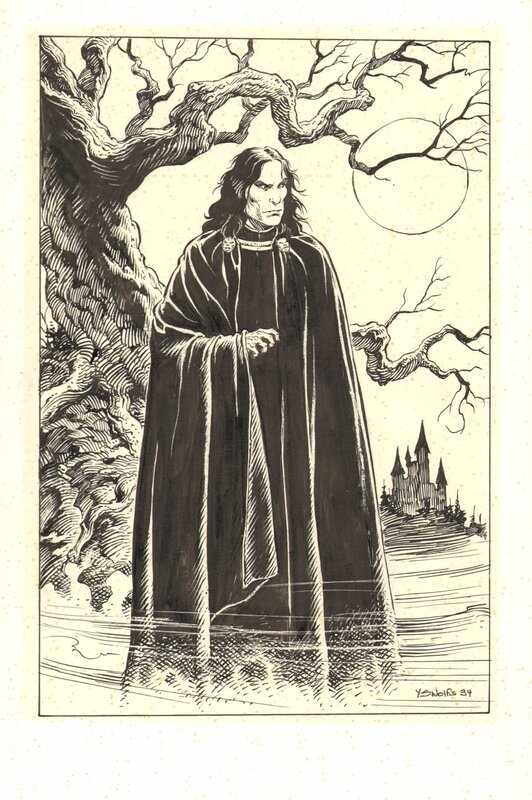 For sale - Prince de la nuit by Yves Swolfs - Original Illustration