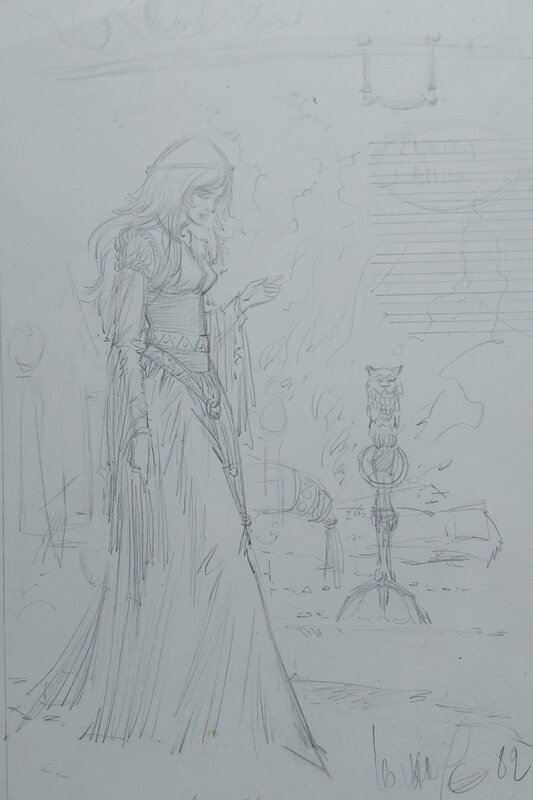 William Vance, Ramiro  : La louve d’Arnac - Original Illustration
