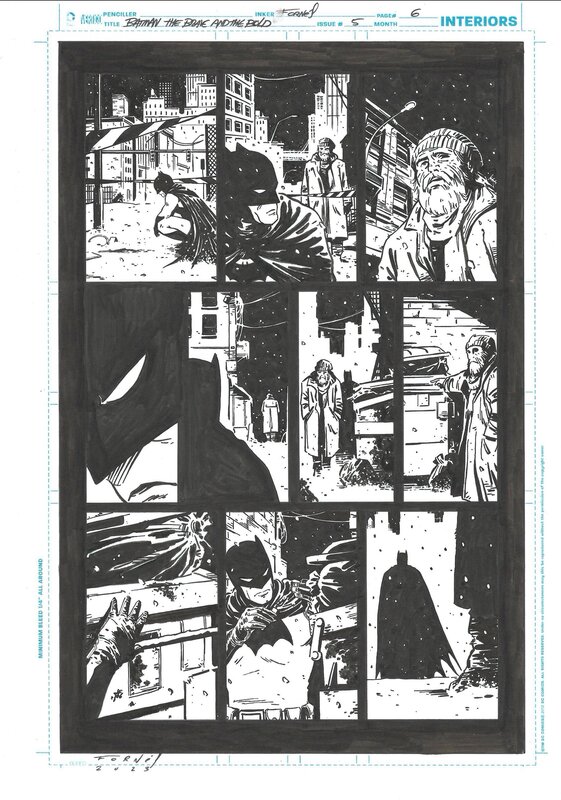 Jorge Fornes, Batman: the brave and the bold # 5 page 6 - Comic Strip