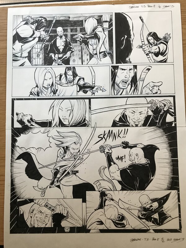 En vente - Isabellae P. T3 par Gabor - Planche originale