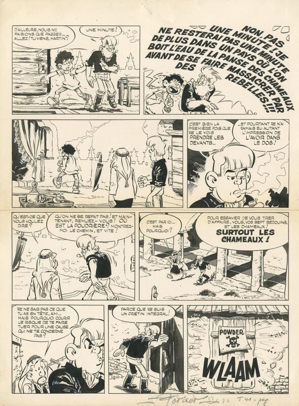 For sale - Christian Godard, Martin Milan - L'Émir aux 7 Bédouins - Comic Strip