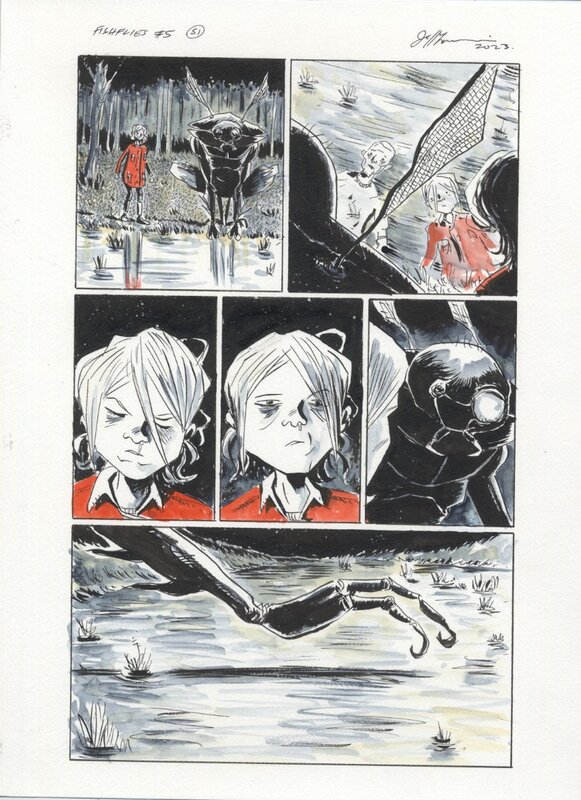 Jeff Lemire - Fishflies - Issue 5 p51 - Planche originale