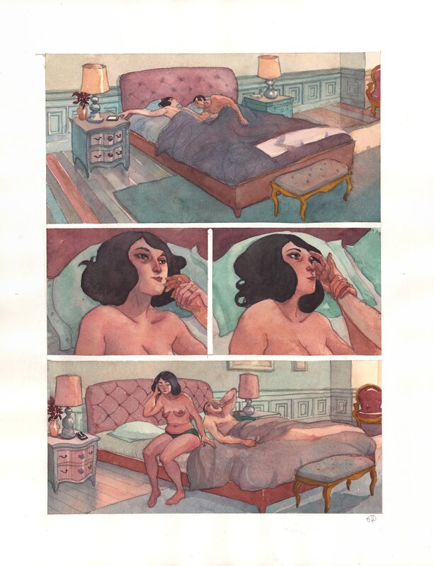 En vente - Grazia La Padula, Céline Tran, Katsuni, Itinéraire d'une garce - Planche originale