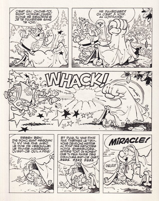 Claude Marin, Frère Boudin - Le tibia sacré planche 32 - Comic Strip