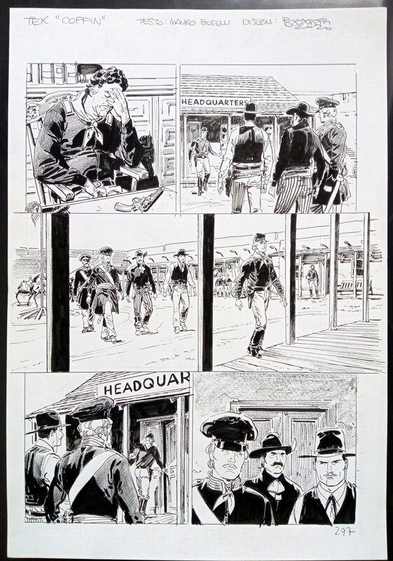 Bruno Brindisi, Mauro Boselli, Tex - Coffin - I Trafficanti Di Coffin - Tex Willer #27 Page 297 - Comic Strip