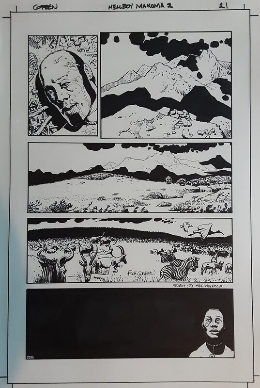 Richard Corben, Mike Mignola, « Makoma » - tome 2/2 – planche 21. - Comic Strip