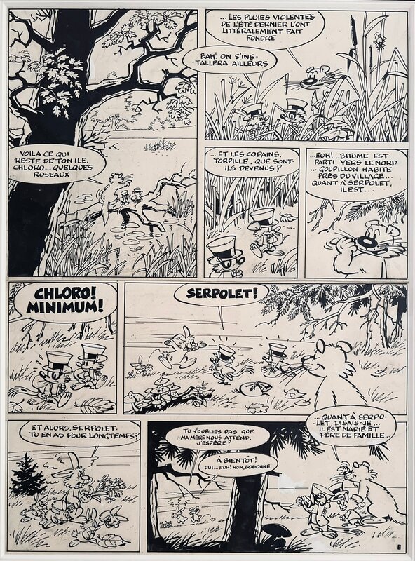 Raymond Macherot, 1959 - Chlorophylle : Le Retour de Chlorophylle - Et les copains, Torpille, que sont-ils devenus ? - - Comic Strip