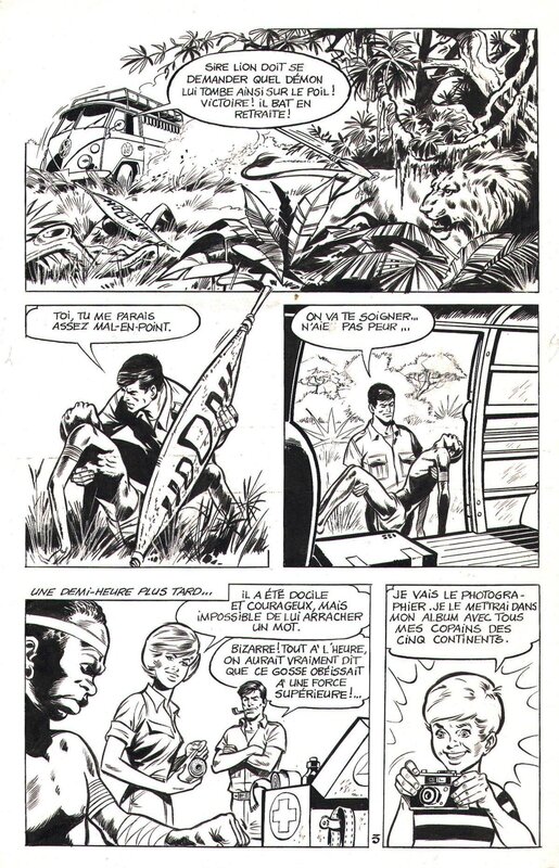 Edouard Aidans, Dany, Planche des Franval, épisode indéterminé - Planche originale