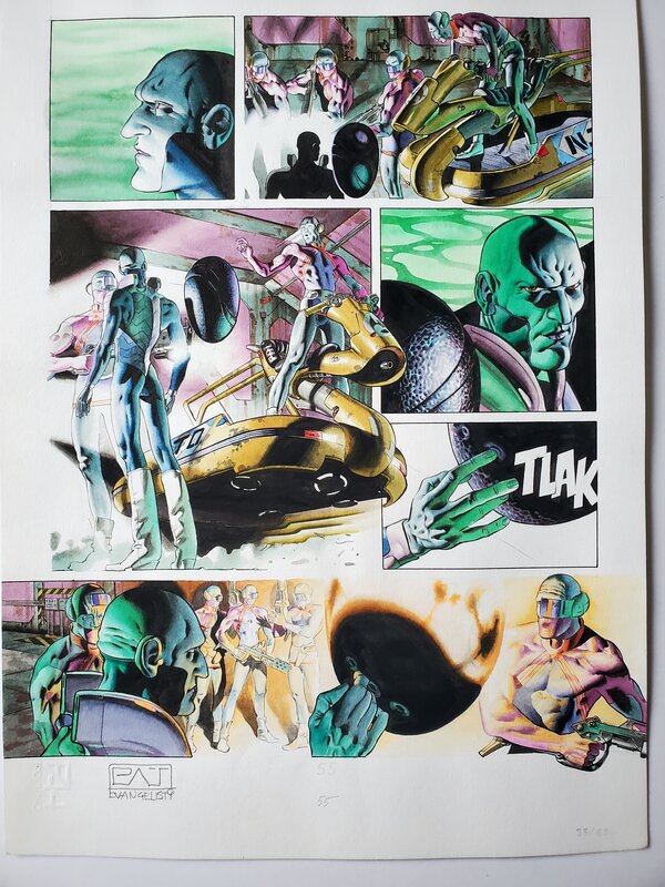 Patrizio Evangelisti, FOURMI BLANCHE T1 DU FOND DES ABYSSES couleur directe - Comic Strip