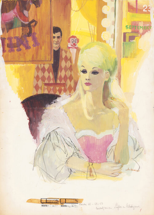 Jan Wesseling | 1963 | Rosita 6341 Liefde en klatergoud - Illustration originale