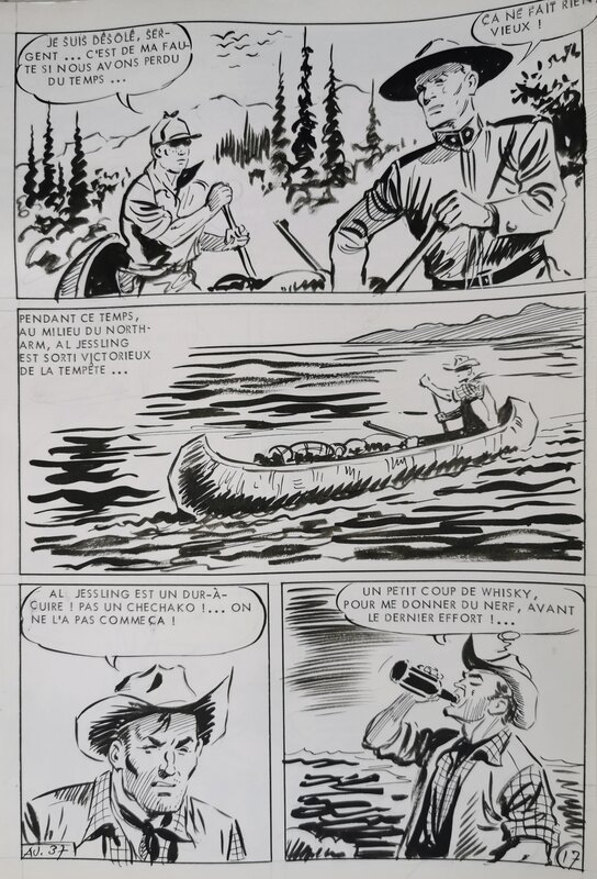 Maxime Roubinet, Sam Boyd - Al Jessling le hors-la-loi - planche 17 - Comic Strip