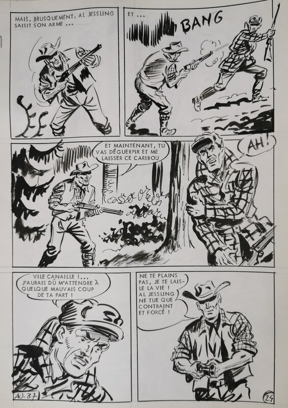 Maxime Roubinet, Sam Boyd - Al Jessling le hors-la-loi - planche 24 - Comic Strip