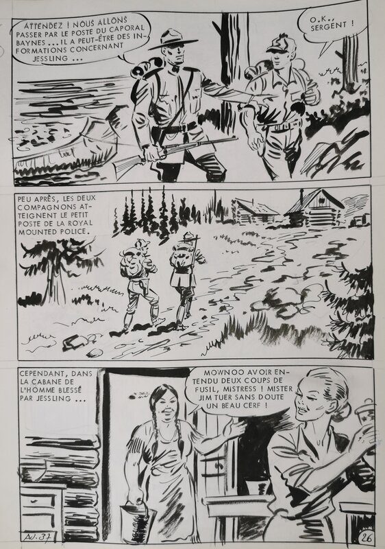 Maxime Roubinet, Sam Boyd - Al Jessling le hors-la-loi - planche 26 - Comic Strip