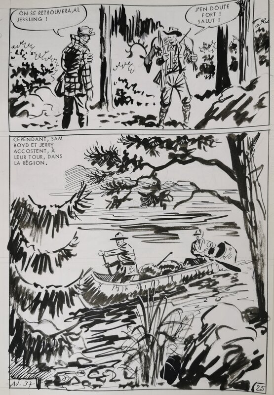 Maxime Roubinet, Sam Boyd - Al Jessling le hors-la-loi - planche 25 - Planche originale