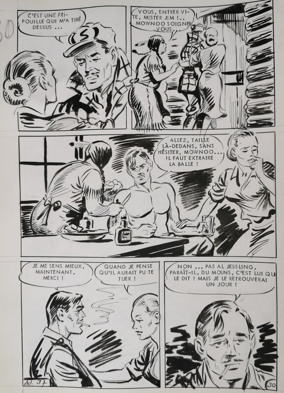 Maxime Roubinet, Sam Boyd - Al Jessling le hors-la-loi - planche 30 - Comic Strip