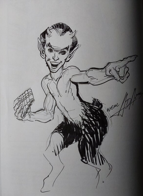 Cauchemars by Neal Adams - Sketch