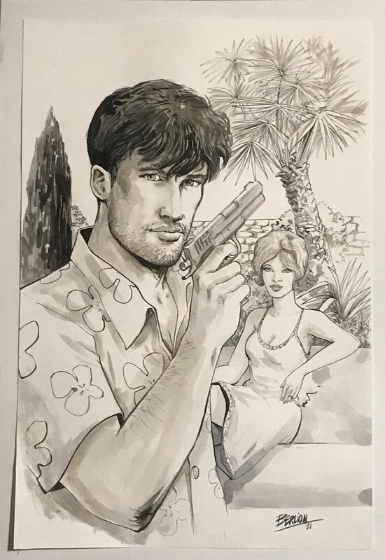 Tony CORSO by Olivier Berlion - Original Illustration
