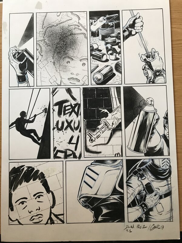 En vente - D.o.w. P.2 T1 par Gabor - Planche originale