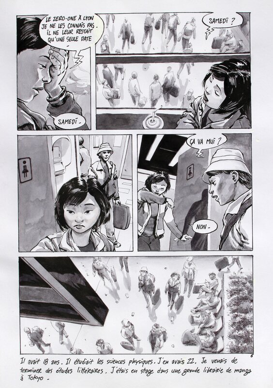 Otaku page 06 par Ivan Brun - Planche originale