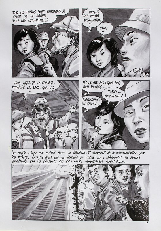 Otaku page 07 par Ivan Brun - Planche originale