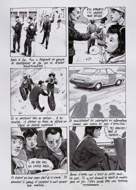 Otaku page 10 par Ivan Brun - Planche originale