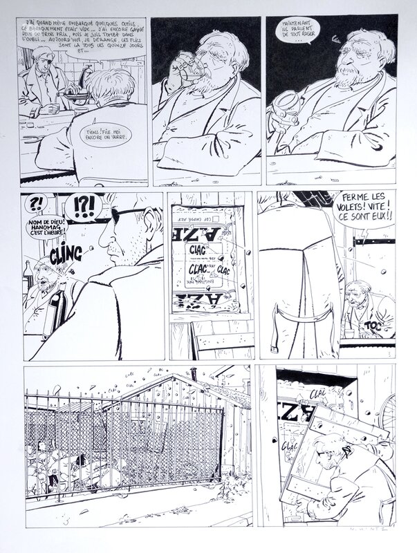 Hanomag par Nicolas Wintz - Planche originale