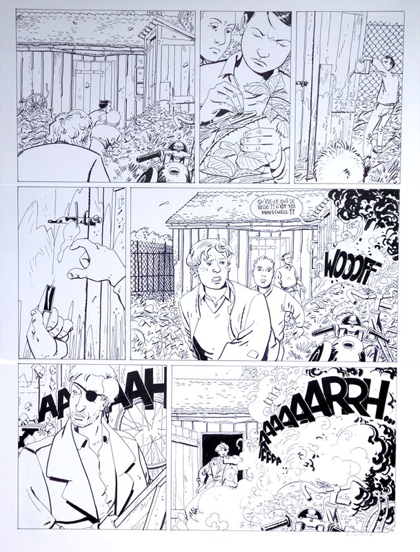 Hanomag par Nicolas Wintz - Planche originale