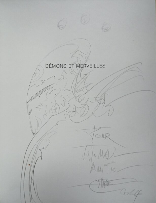 Philippe Druillet, Howard Phillips Lovecraft, Démons et merveilles, dédicace - Dédicace