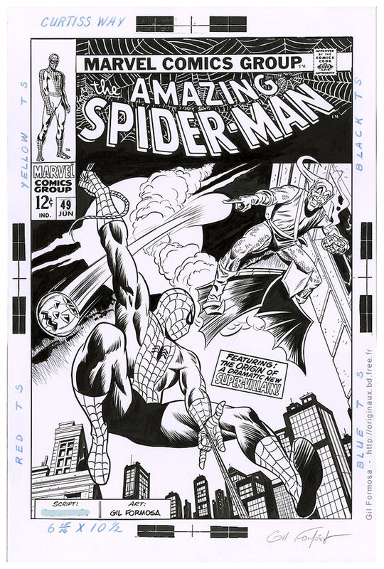 SPIDER-MAN by Gil Formosa - Original Cover