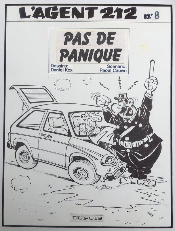 Agent 212 par Daniël Kox - Planche originale
