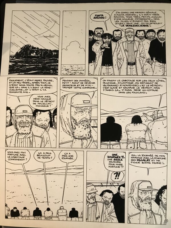 Stephane Dubois - Merite Maritime - La venezuellienne - Planche originale