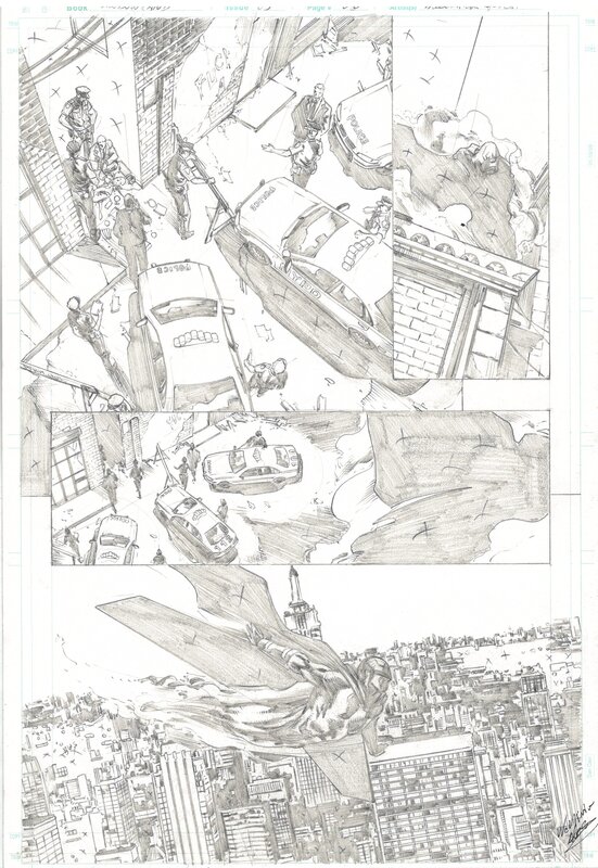 Wellington Alves, Shadowland: Blood on the Streets #3 Page 6 Original Art - Planche originale
