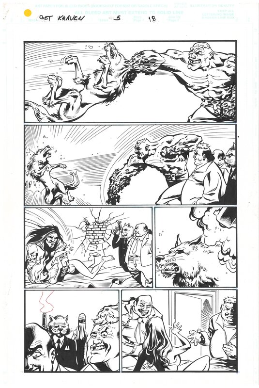 John McCrea, James Hodgkins, Spider-Man: Get Kraven #5 page 18 Original Art - Comic Strip