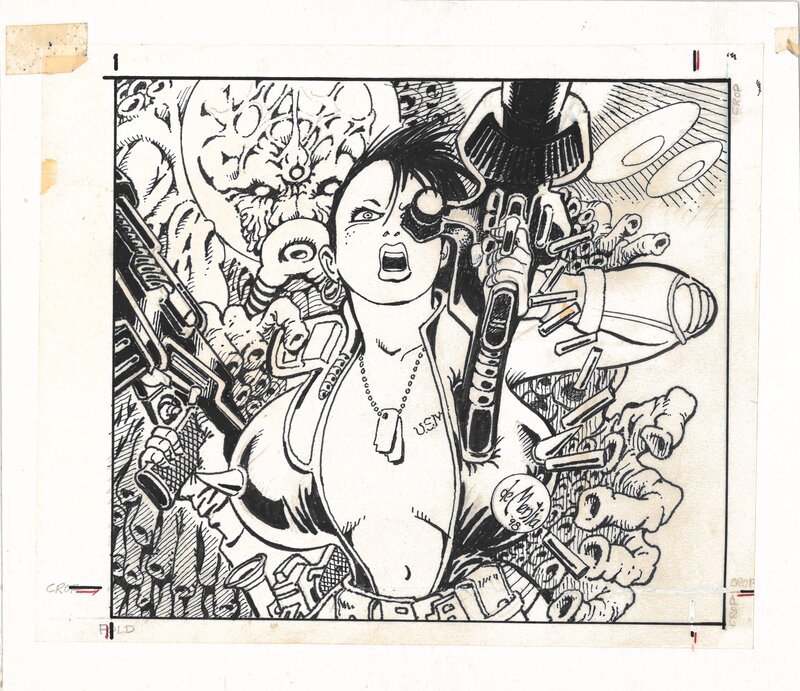 Tom Sutton, Dementia, Tom Sutton aka deMentia - Weird Sex #1 Cover Original Art - Original Cover
