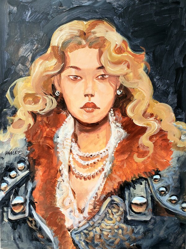LA BELLE ! par Michel Faure - Illustration originale