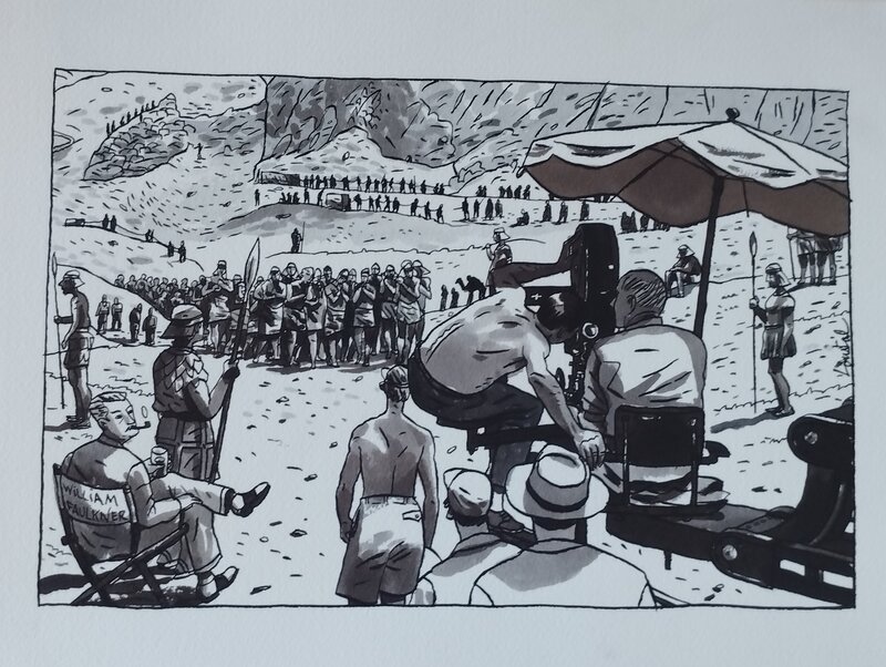 Loustal, Land of the pharaohs - Original Illustration