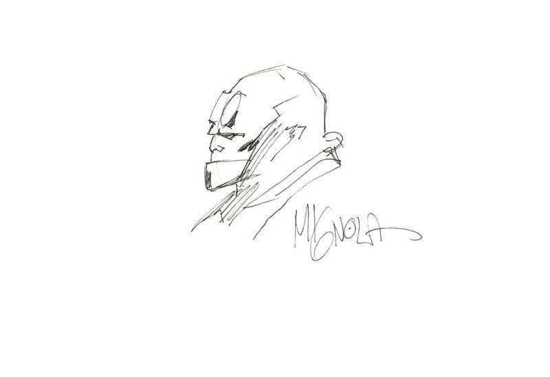 Hellboy 1993 par Mike Mignola - Dédicace