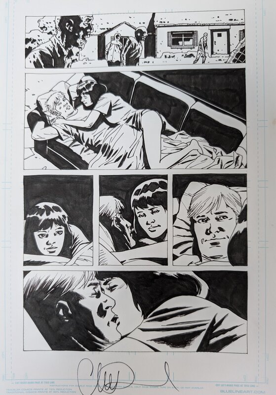 En vente - Walking Dead par Charlie Adlard - Planche originale