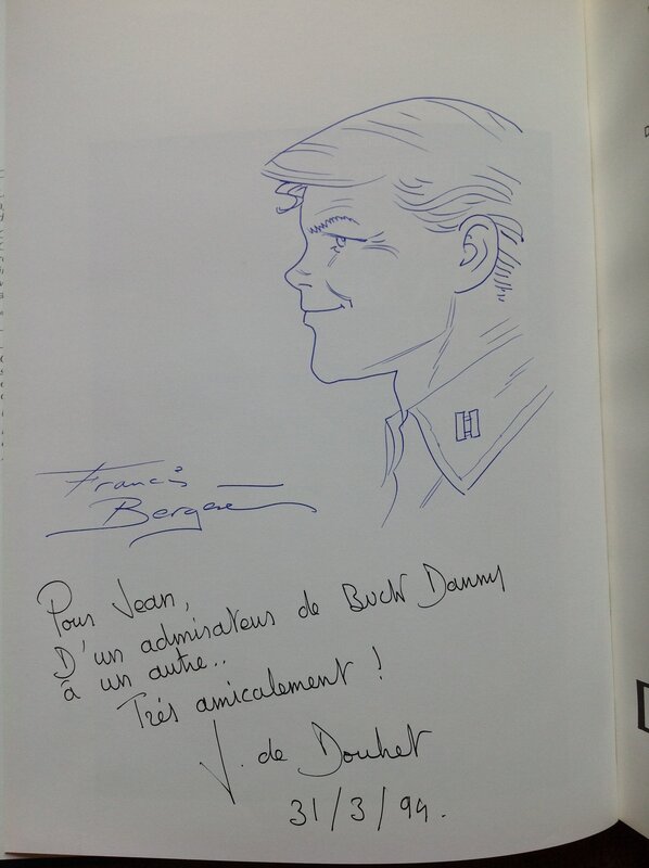 En vente - Bergèse Francis Buck Danny Dessin original Dédicace Tuckson, TT BD Must 300 Ex Sérigraphie Planche N°/Signés Bien Complet 1994 - Dédicace