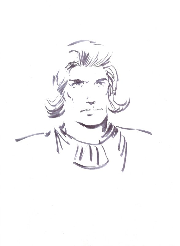 Rode Ridder by Karel Biddeloo - Sketch