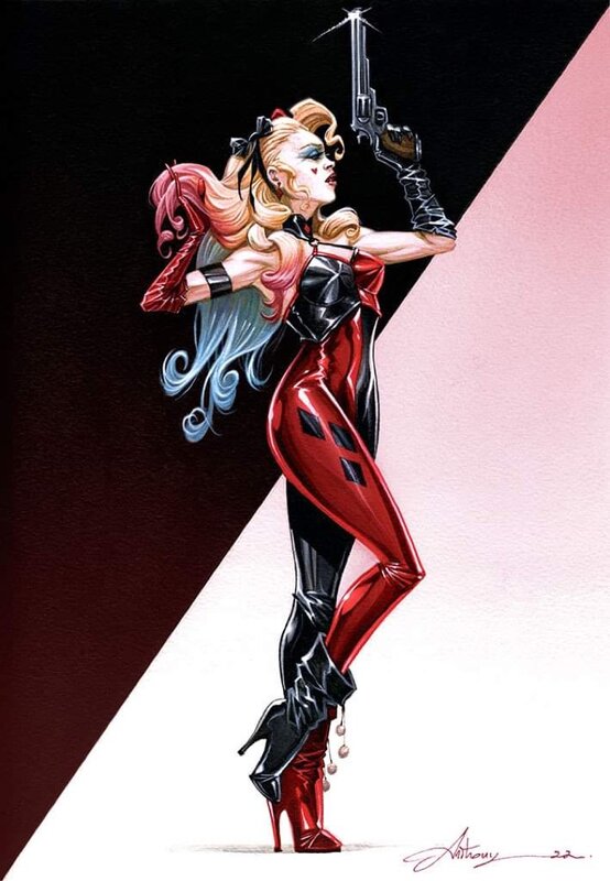 Anthony Jean Harley Quinn - Illustration originale