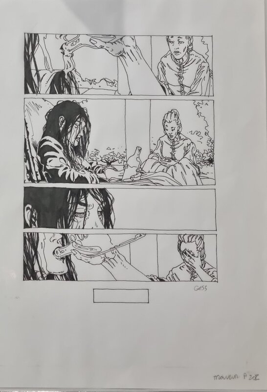 For sale - Gess - planche originale - Les contes de la pieuvre- T.2 - Comic Strip